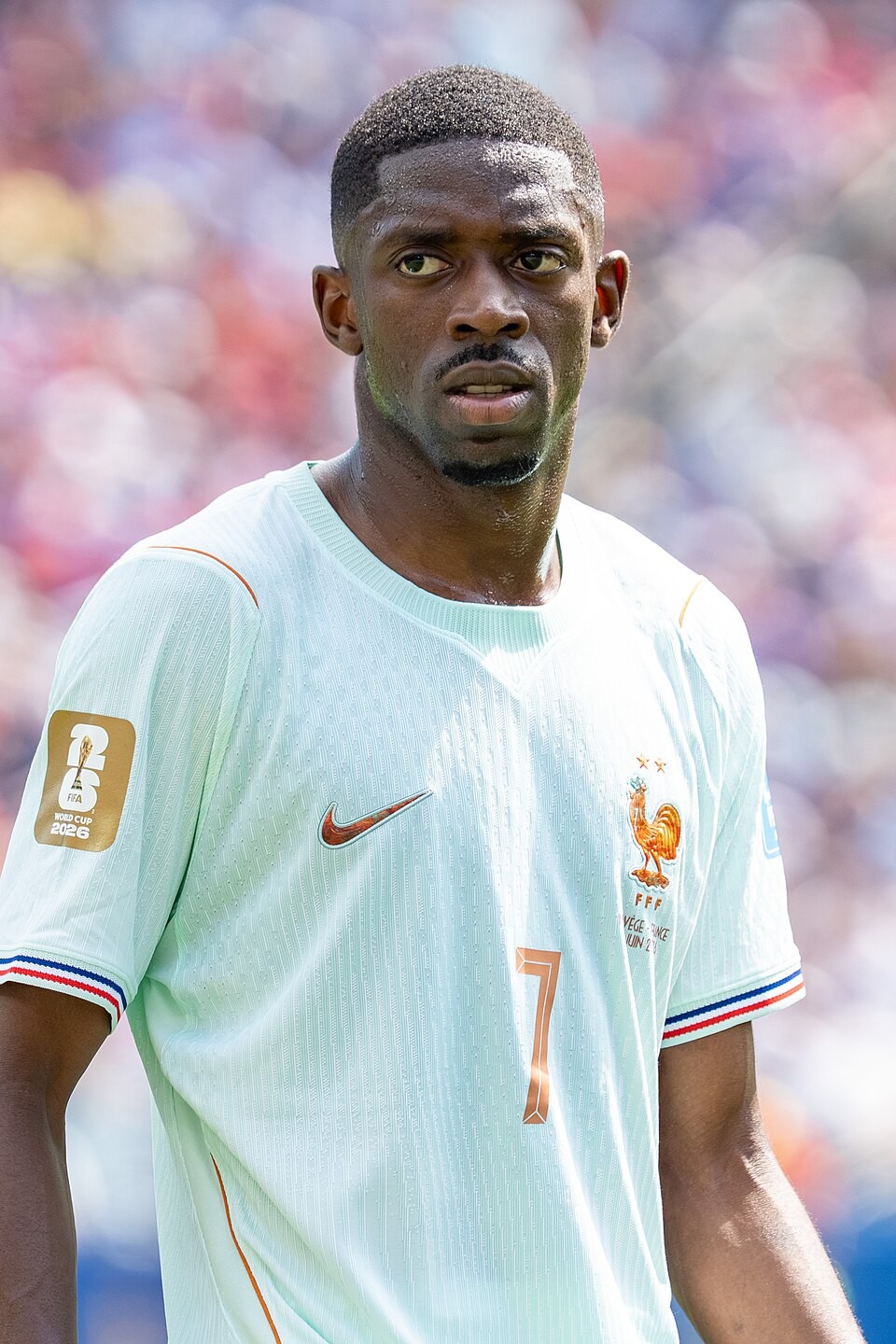 Ousmane Dembélé during the France vs Norway match, 2026 World Cup