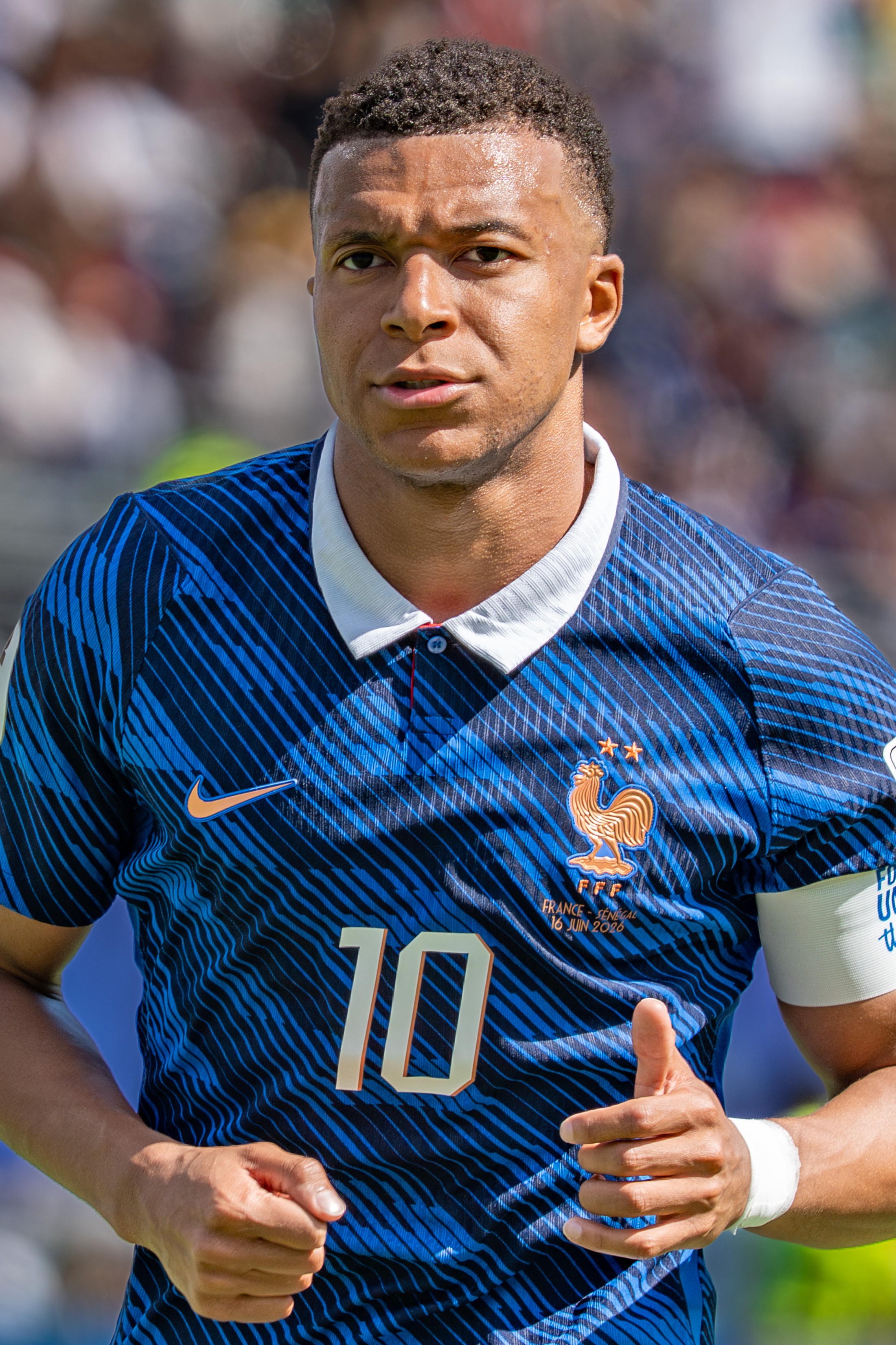 Kylian Mbappé con la selección francesa